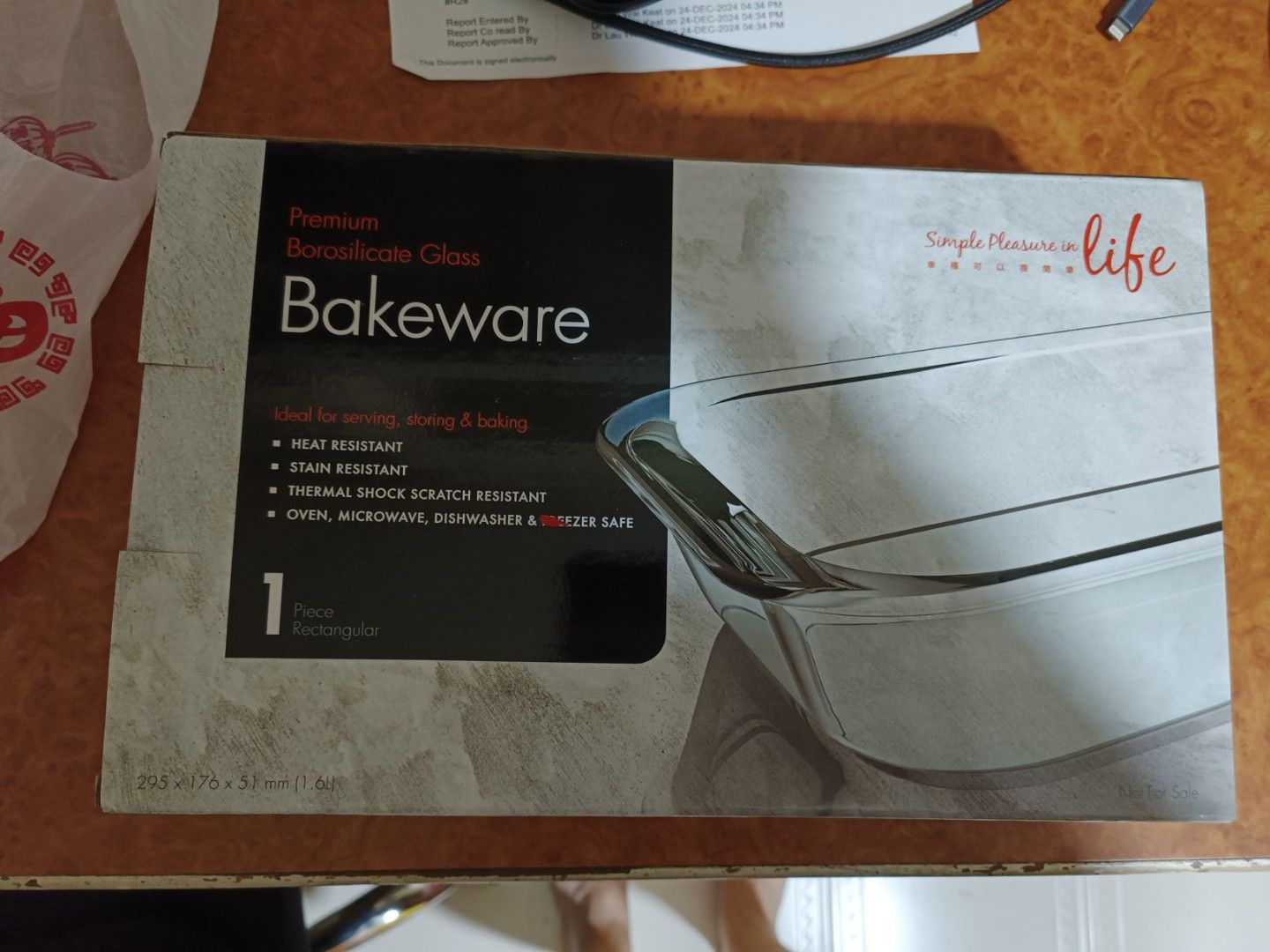 Premium Borosilicate Glass Bakeware