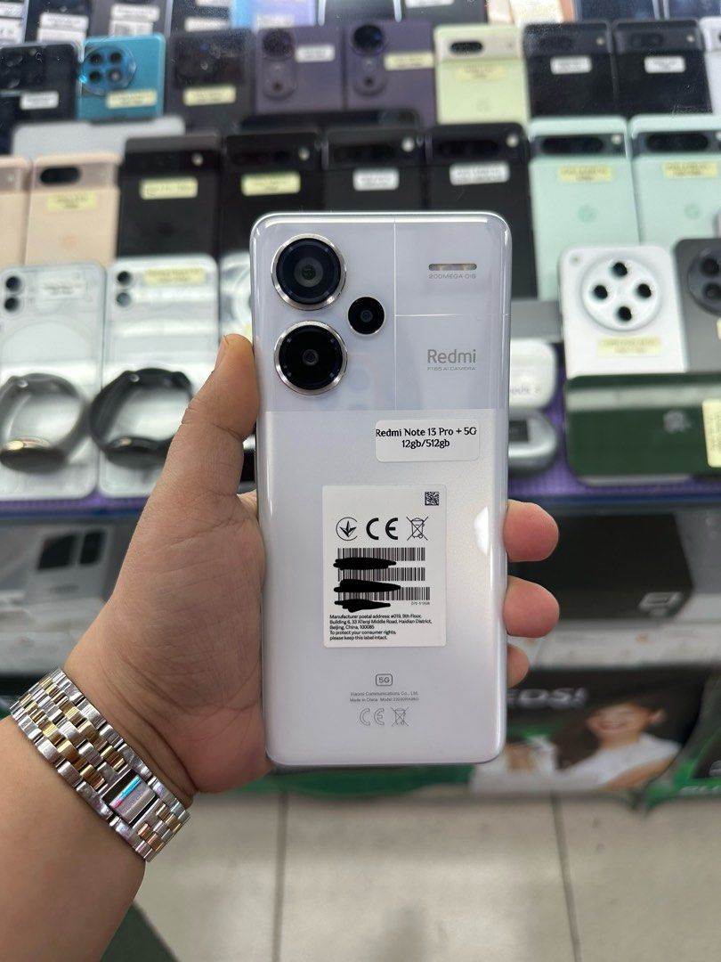 Redmi Note 13 Pro Plus 512gb Global (Category: Android Others) located in San Juan City. Submitted by keannagadgetph (Listing ID 1364869939, Image 1). Description: Available Units for today's POST! Redmi Note 13 Pro+ / 512gb / FU - any colors available - good condition - 95% Makinis - good battery - no issue / repair ~ Accepting SWAP / TRADE IN / INSTALLMENT / BINTA UNIT ~ CASH ON DELIVERY METRO MANILA / LBC PAYMENT FIRST ~ Store location GREENHI