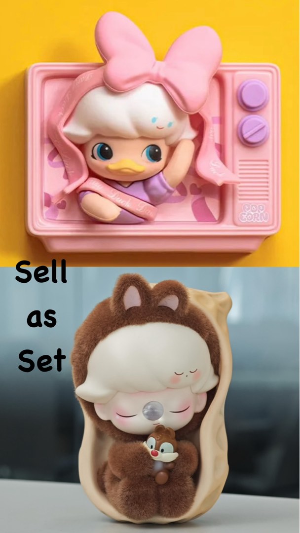 (Sell As set) Popmart DIMOO WORLD × DISNEY Series Figures Chip and Dale ...