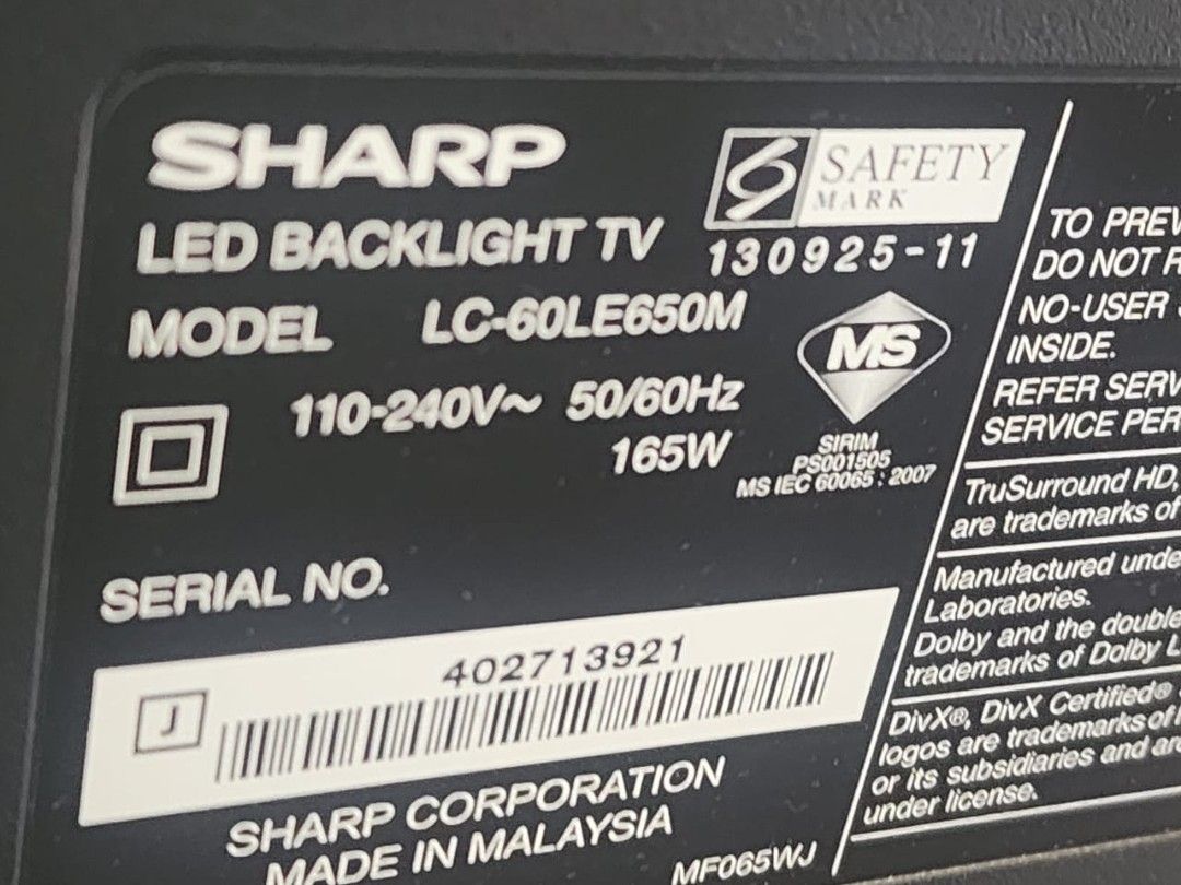 Sharp 60