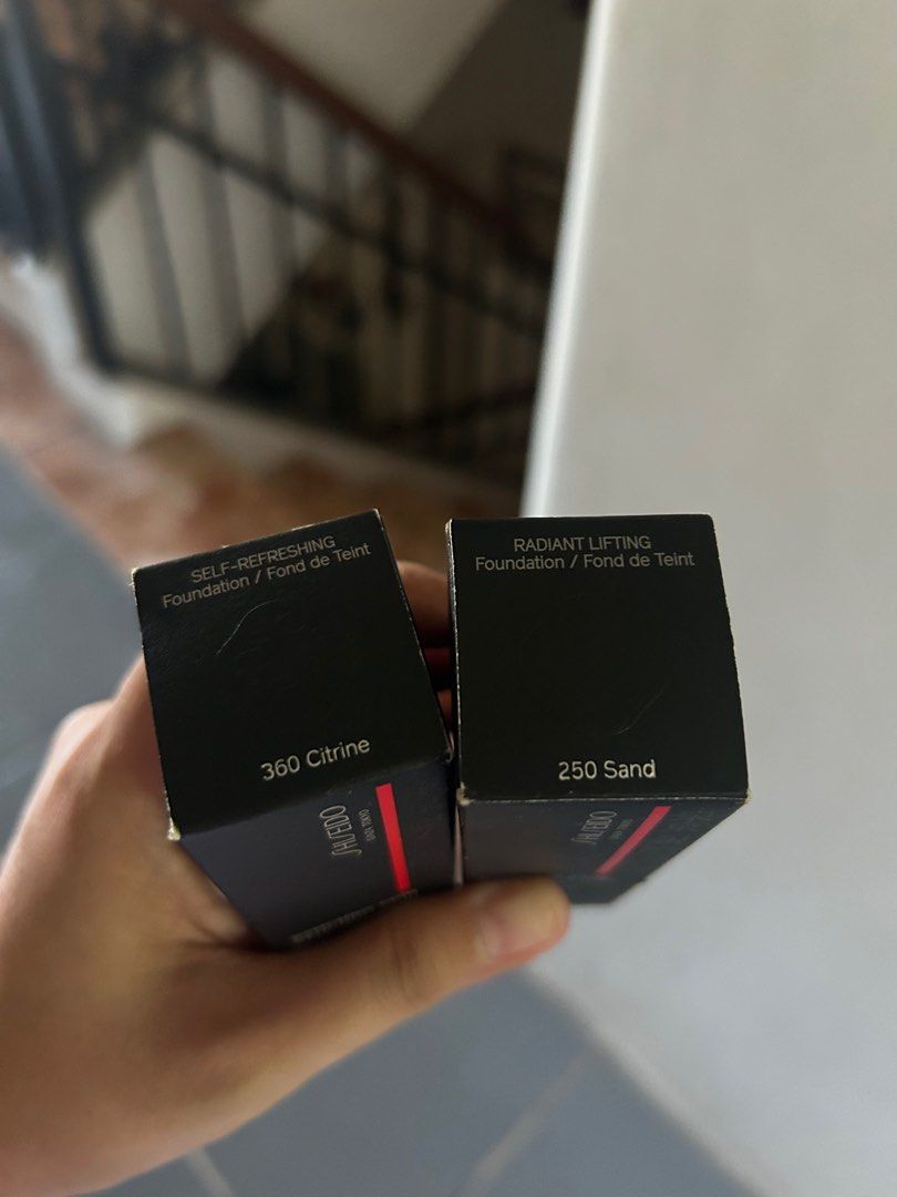 Shiseido Synchro skin foundation (Category: Makeup) located in San Juan City. Submitted by bettyonnng (Listing ID 1364793740, Image 1). Description: 1,800 each Synchro skin radiant lifring sand 250 Synchro self refreshing citrine As long as naka post available po, DM if sure na get nyo na..Thanks Lp posted.Sf shoulder by the buyer Dasma Cavite .