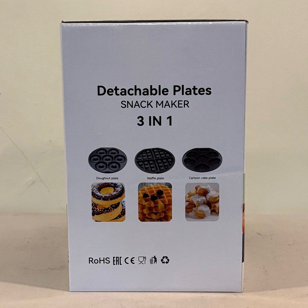 Snack Maker • Donut Maker • Waffle Maker • Cartoon Plate Maker (Category: Other Kitchen Appliances) located in Pandi. Submitted by prelovedforbabies (Listing ID 1364896255, Image 2). Description: 🛵 Mode of delivery 🛵 Only through SDD: 📌 Grab or Lalamove as long as serviceable by the app at buyers expense. Pick up location: 📍South Caloocan 📍 Quezon City.