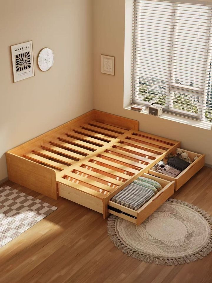Space saving Sofa with bed, pull out bed and drawers (Category: Bed Frames & Mattresses) located in Manila. Submitted by kaden_chicvista (Listing ID 1364856221, Image 1). Description: Sofa, bed and drawers in 1 we got you! this sleek and space saving design will make your room comfy and aesthetic crafted with style, simple yet elegant Made with Solid Thailand Rubber wood that will assure you the quality at its finest size: 205cm x 80cm x 45cm 205