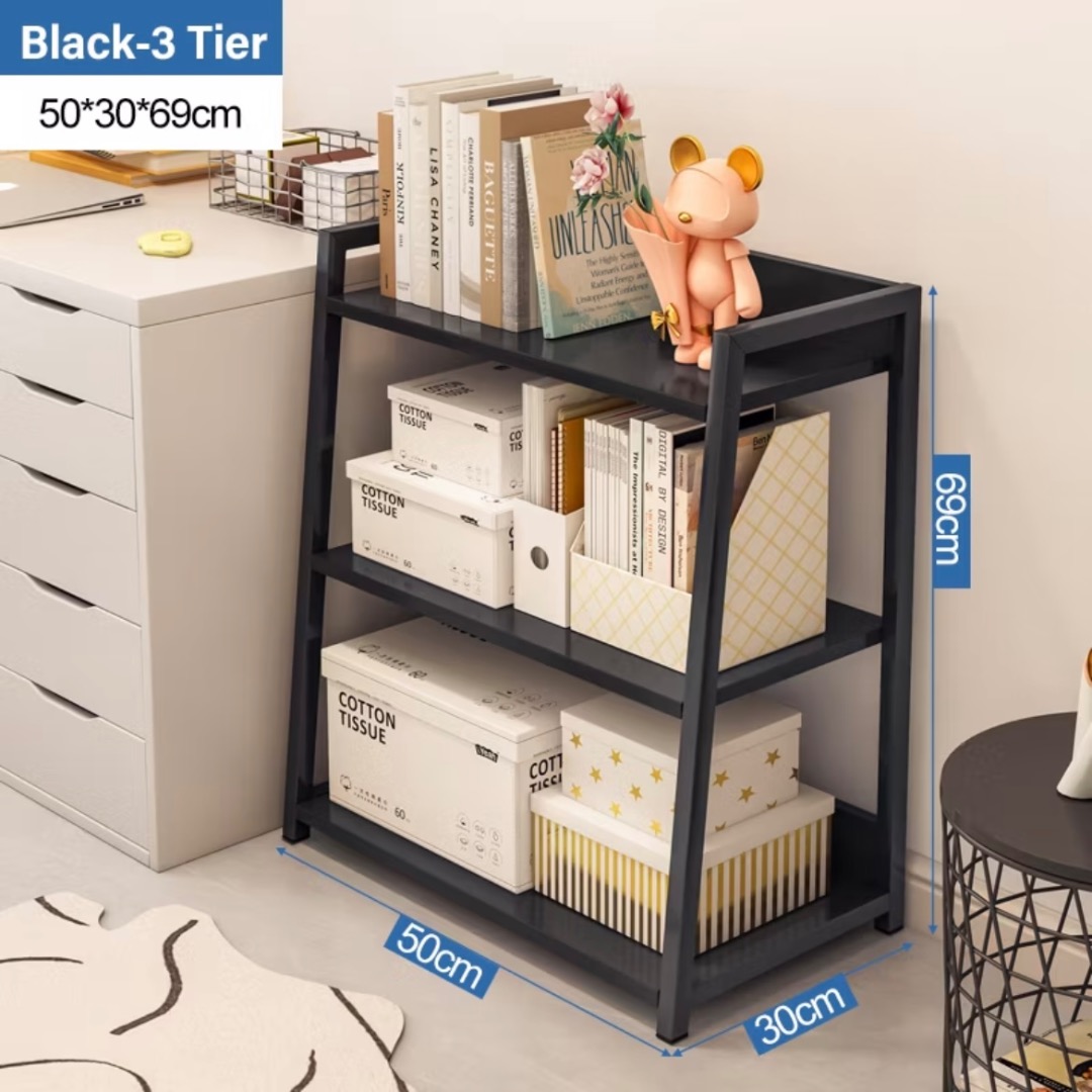 Stainless Steel Display Shelf | Open Storage Book Shelf | Leaning ...