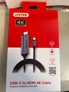 Cable USB-C a HDMI 4K UNITEK, 2 cajas