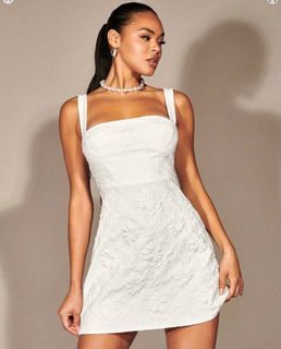 white date night dress
