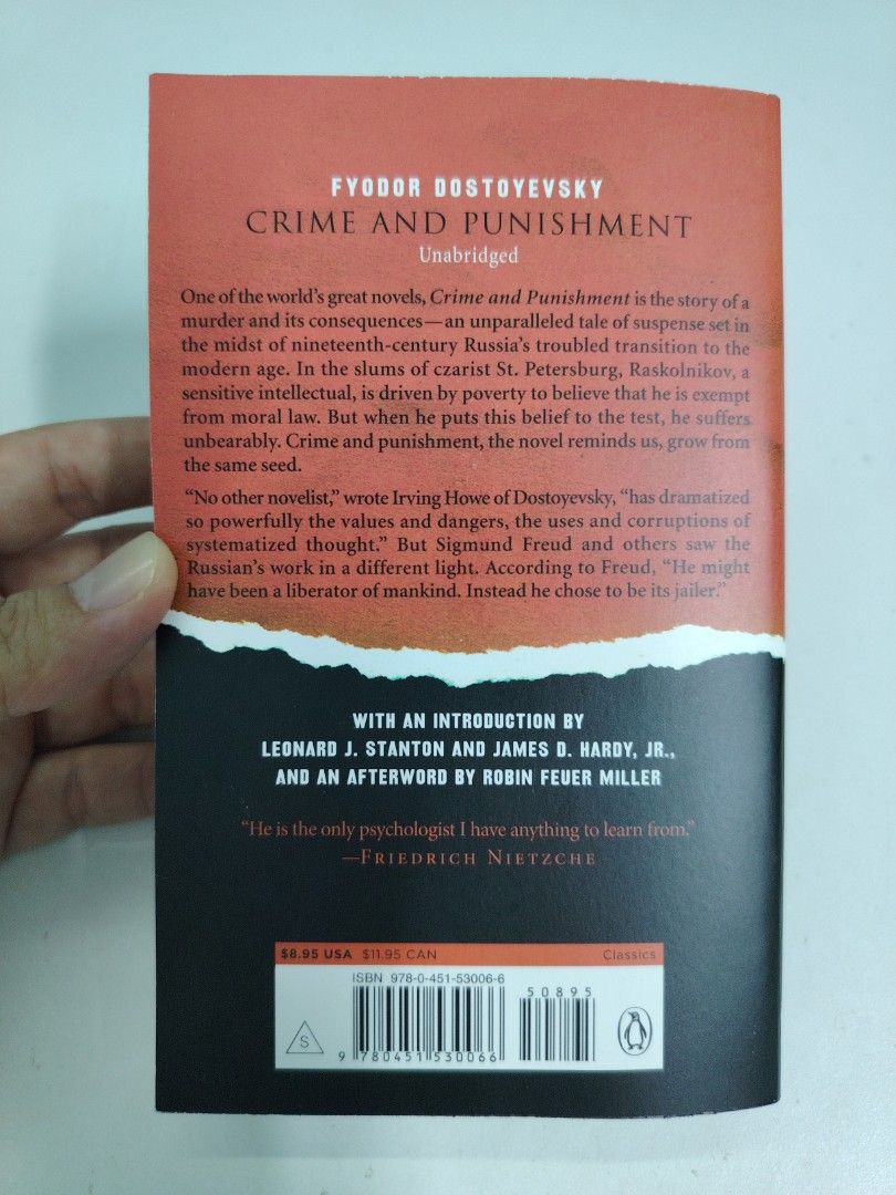 [100% Original] Crime and Punishment by Fyodor Dostoevsky (Signet ...