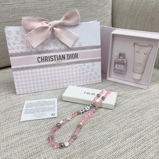 現貨🔥母親節禮物✅ Dior fragrance body lotion with phone chain pink gift set  迪奧粉紅套裝 ✨手機鏈、Miss Dior香水、身體乳64192571694339110