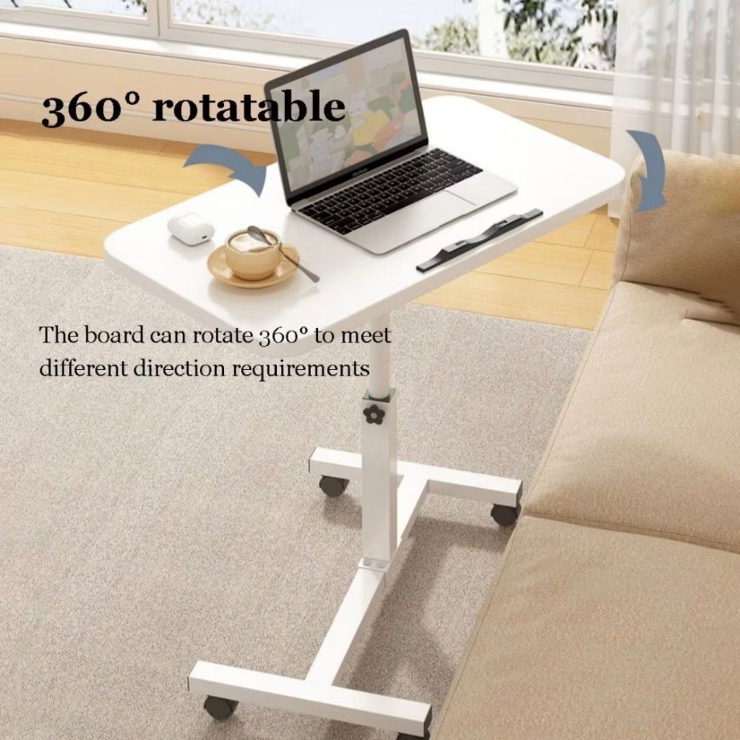 Adjustable Laptop Desk | Height Lift Study Table | Mobile Workstation ...