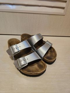 Authentic Birkenstock Eva Silver