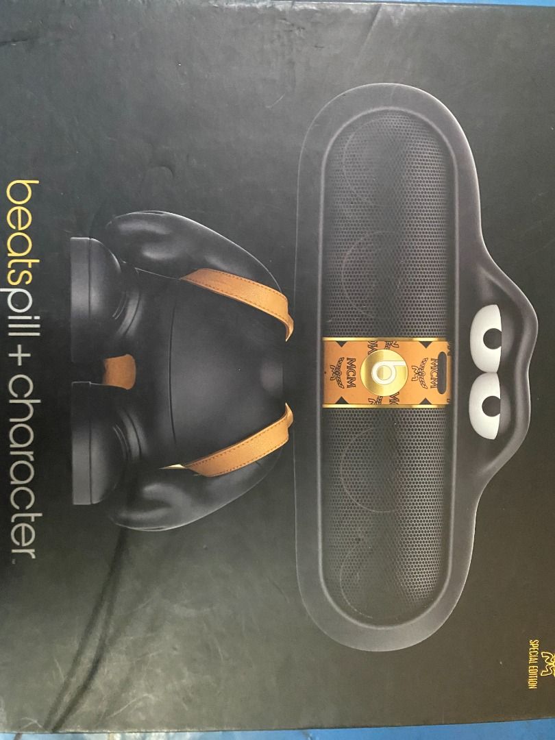 Beats Pill + Character — MCM special edition USB speaker, 音響器材,  Soundbar、揚聲器、藍牙喇叭、耳擴- Carousell