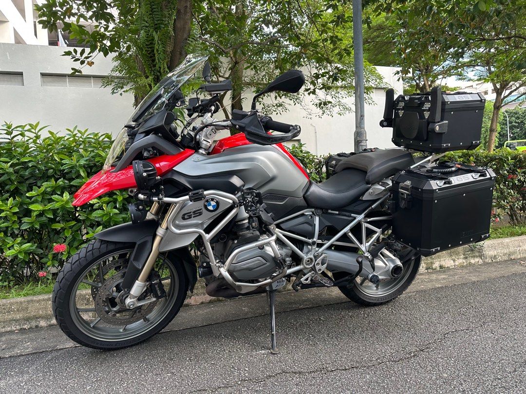 BMW R1200GS Racing Red Color. Mature Owner. Registration Date 7/2/2014 ...