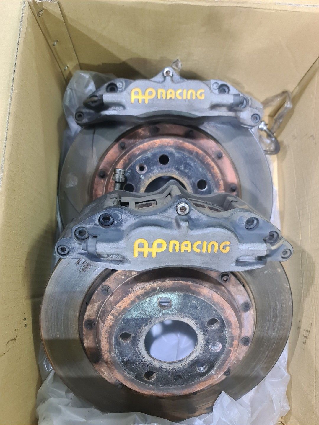 ORIGINAL AP RACING 4POT BBK FOR VW MK5 MK6 JETTA & GOLF, Car ...