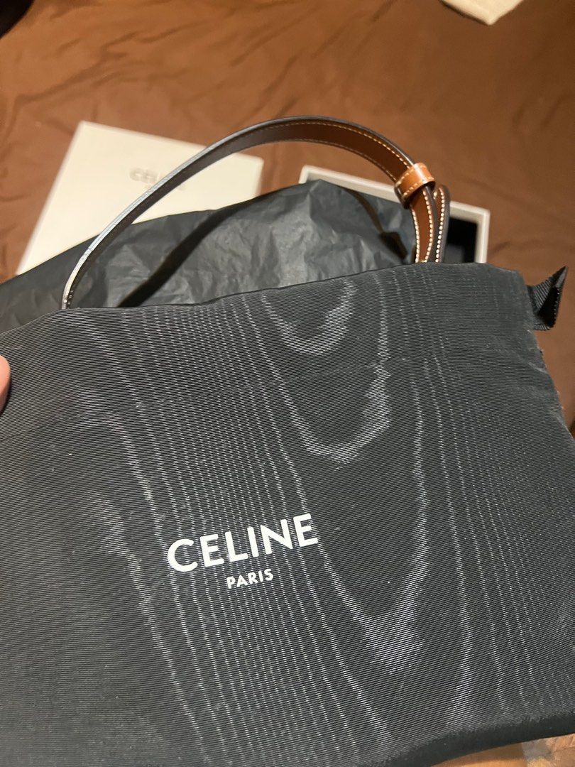 Celine Mini Ava Bag (Category: Luxury Bags & Wallets) located in Quezon City. Submitted by shop_dianed (Listing ID 1364966024, Image 2). Description: Celine Mini Ava Bag in Triomphe White Canvas. Used only a few times. In mint condition.