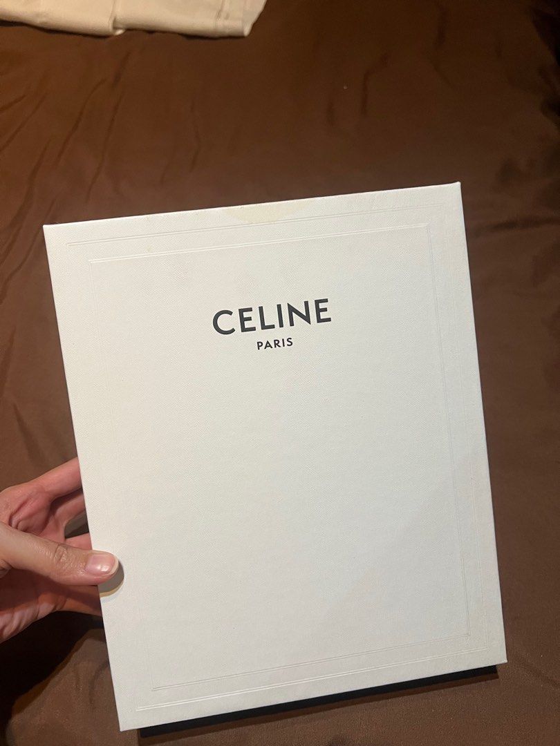 Celine Mini Ava Bag (Category: Luxury Bags & Wallets) located in Quezon City. Submitted by shop_dianed (Listing ID 1364966024, Image 3). Description: Celine Mini Ava Bag in Triomphe White Canvas. Used only a few times. In mint condition.