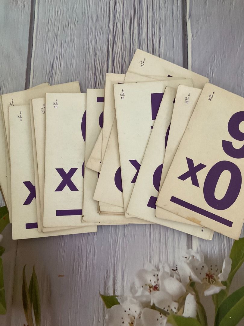 children middle grade school mathematic multiplication flash card learning math (Category: Educational & Learning Toys) located in San Juan City. Submitted by transloucent12 (Listing ID 1365113636, Image 3). Description: 40 pcs (x2= 80 kasi back to back).