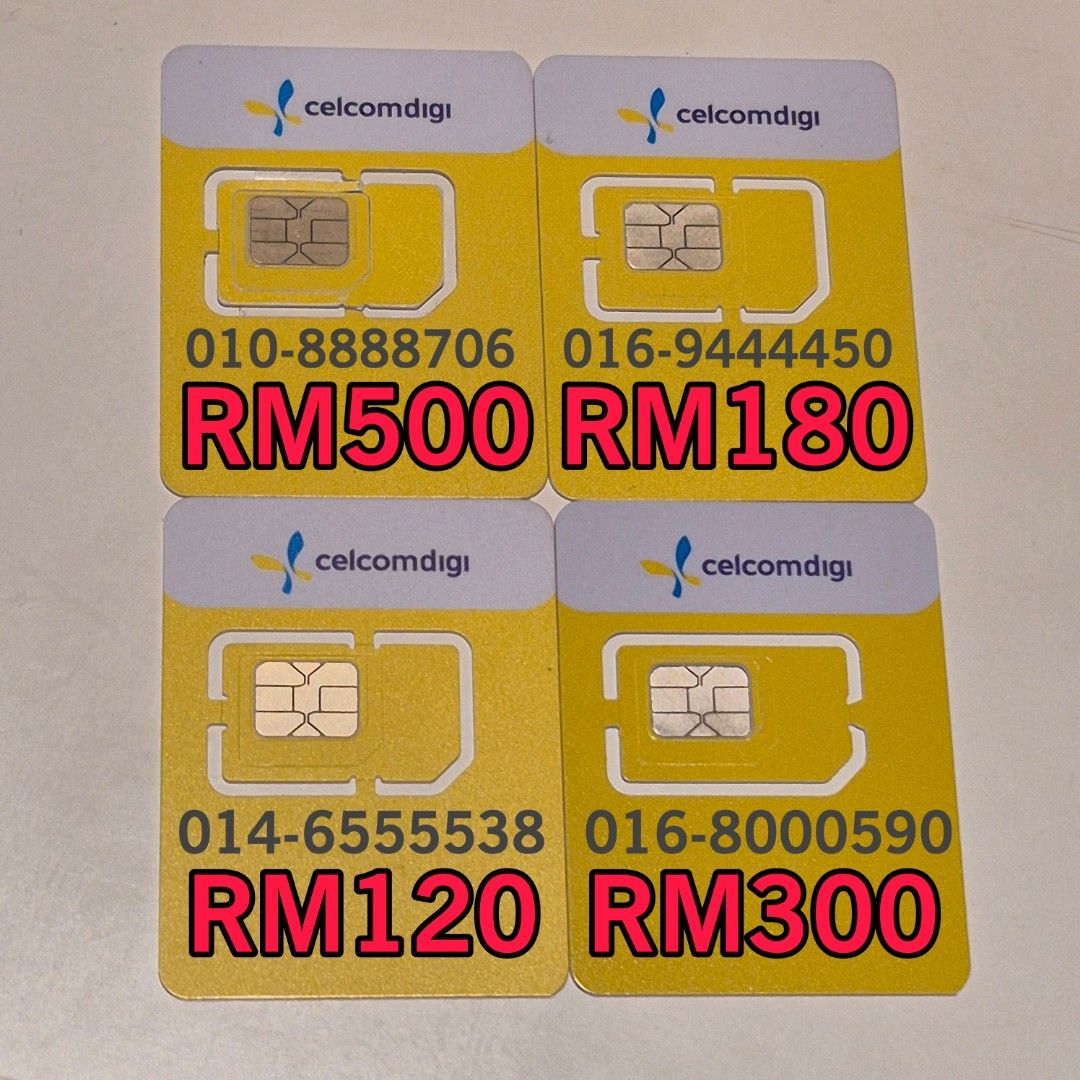 DiGi Prepaid Sim Card VIP Numbers, Mobile Phones & Gadgets, Mobile ...