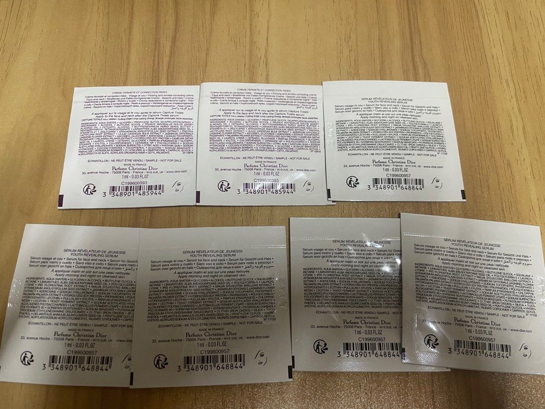 Dior Samples (Category: Face Care) located in Kuala Selangor. Submitted by celine_babe (Listing ID 1365088718, Image 3). Description: Dior Sample Pm if interested ☺️.