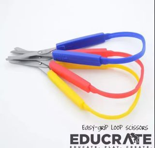 Educrate easy grip loop scissors