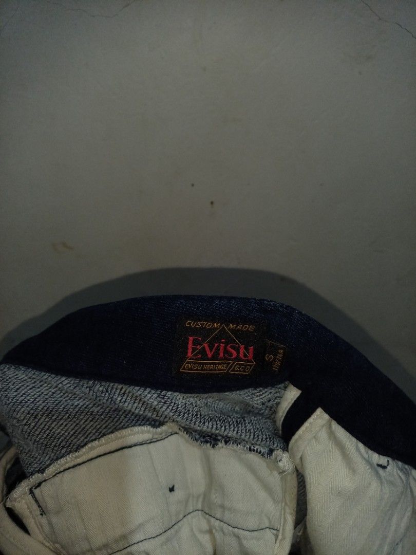 Evisu Jogger Pants (Category: Joggers) located in Bacolod City. Submitted by benjj19 (Listing ID 1365072546, Image 3). Description: Evisu Excellent condition Small on tag Dimes: 34W/41L Color rate: 9.8/10 No issue 550+sf‼️ Location Negros Occidental.