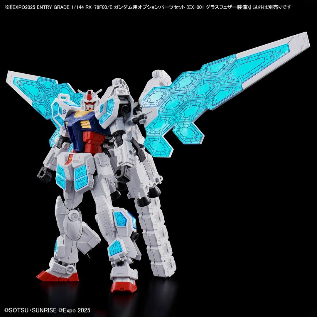 RX-78F00/E GUNDAM EX-001 G.L.R.S.S.2個セット 1/144 RX-78F00/E Gundam (EX-001 G.L.R.S.S. Feather Unit