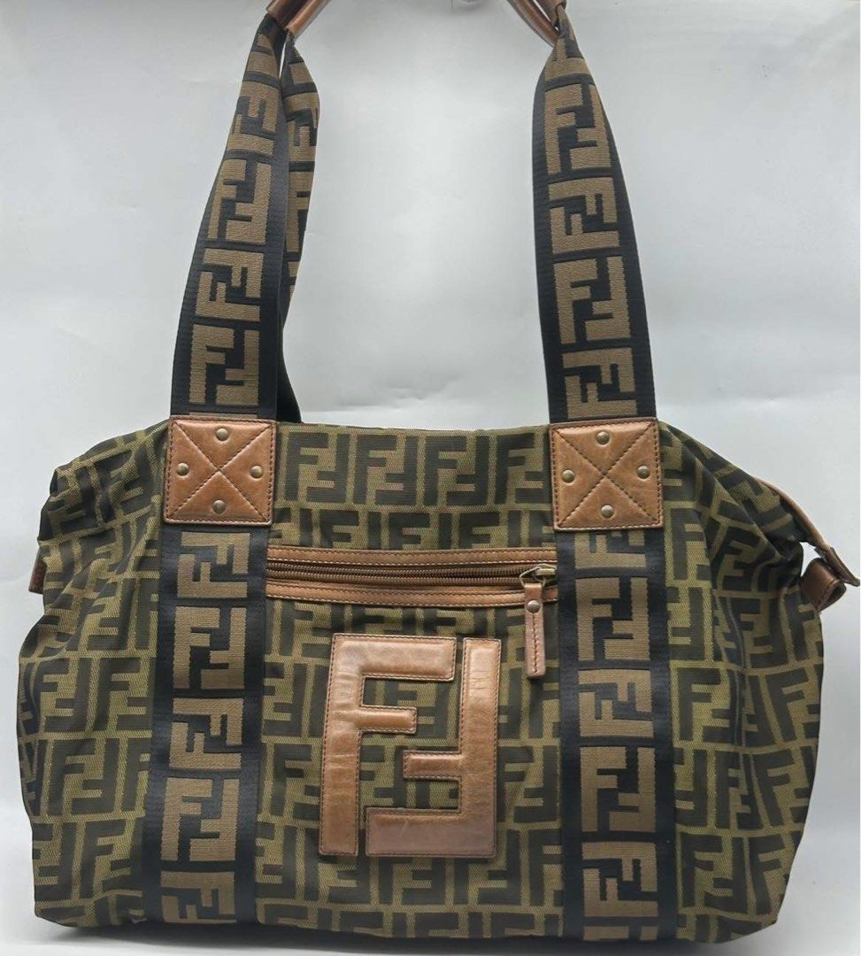 Fendi Zucca pattern Tote (Category: Luxury Bags & Wallets) located in Rizal. Submitted by loois18 (Listing ID 1365035866, Image 1). Description: Fendi Zucca Pattern tote bag. I’ll send more photos upon request. ♥️.