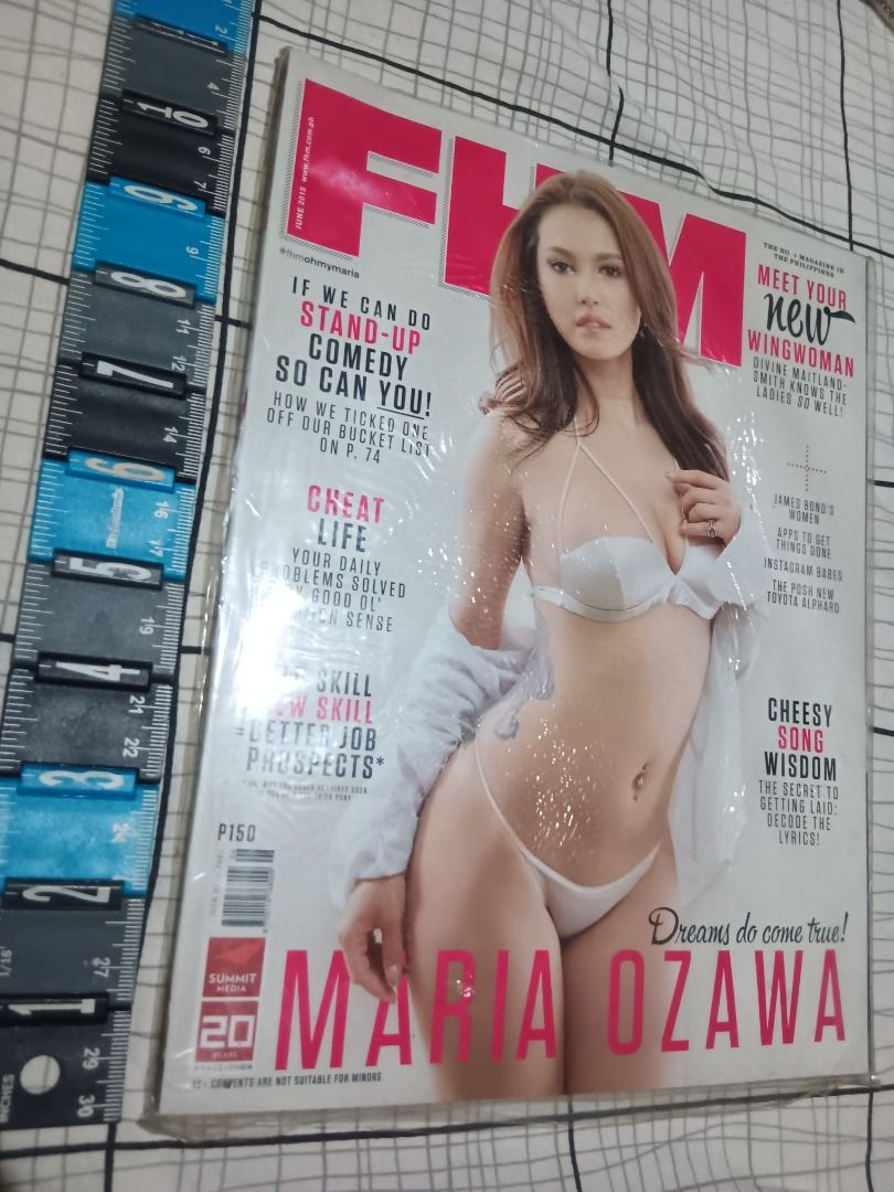 FHM Maria Ozawa (Category: Magazines) located in Manila. Submitted by ugh_75 (Listing ID 1364988512, Image 2). Description: FHM Maria Ozawa Great condition.