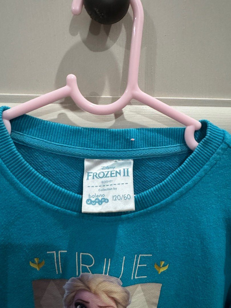 Frozen II Kids Pullover (Category: Babies & Kids Fashion) located in Quezon City. Submitted by abckicks (Listing ID 1365100902, Image 2). Description: Frozen Kids Pullover ₱100 Size 100/60 on tag Can fit 4-7 years old 📍Tandang Sora, QC .