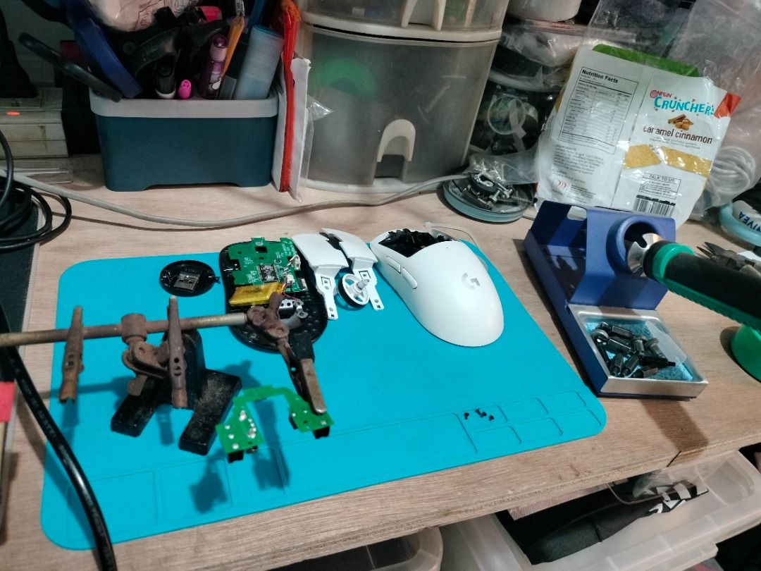 Gaming Mouse Repair (Category: Cables & Adaptors) located in Quezon City. Submitted by kyrex12 (Listing ID 1362546376, Image 1). Description: -500 fee for 2pcs clicker at linis -500 fee if roller issue -kayo po mamimili ng clicker kung ano gs2 nyo palagay: KAILH GM8.0 80 MILLION CLICKS HCNHK SWITCH 150 MILLION CLICKS TTC DUST PROOF GOLD 80 MILLION CLICKS HUANO BLUE SHELL PINK DOT SWITCH 80 MILLION CLICKS HUANO TRANSPARENT WHITE 80 MILLION CLICKS 