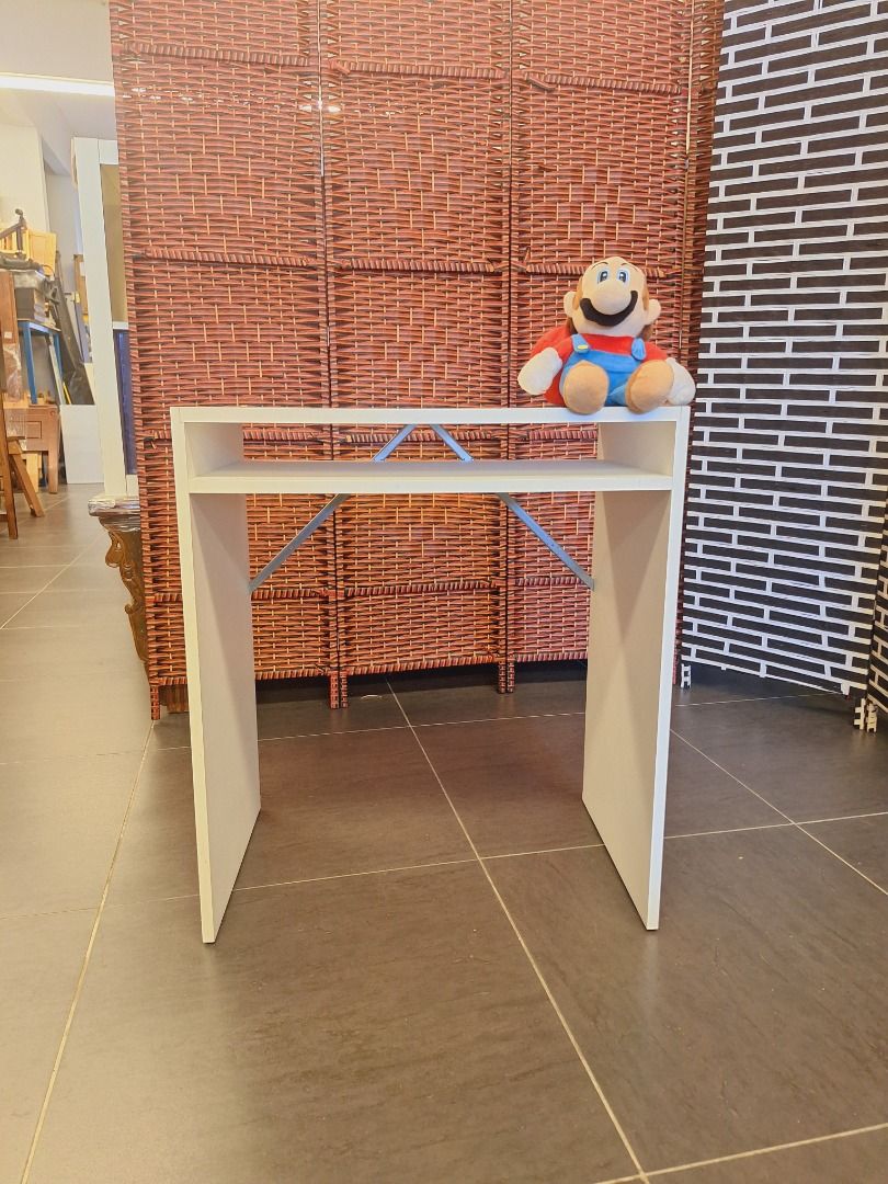 IKEA TORALD HOME Office Desk White Compact Modern Workspace Solution 65x40cm £34.93 - UK - View #11