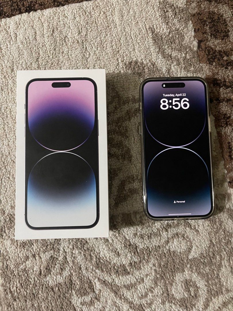 iPhone 14 Pro Max 256GB FU (Category: iPhone 14 Series) located in Manila. Submitted by skirtttz (Listing ID 1365073493, Image 1). Description: iPhone 14 Pro Max 256GB 79% Batt health, Factory Unlocked Face id and truetone working Local Release No issue performance wise check upon meetup With box and cord 33k na lang fixed rush Taguig/bacoor area for meetups.