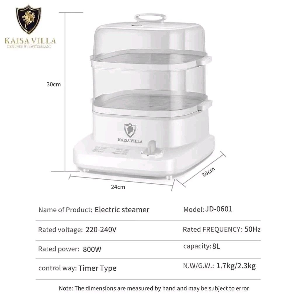 KAISAVILLA ELECTRIC STEAMER (Category: Cookware & Accessories) located in Manila. Submitted by haideshop (Listing ID 1364947091, Image 1). Description: .