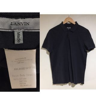LANVIN | Vintage Black Polo Shirt
