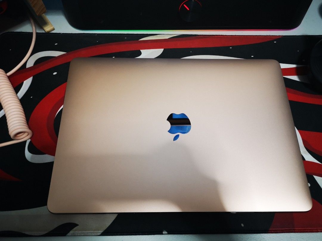 MacBook Air M1 2020 (Category: Laptops & Notebooks) located in Manila. Submitted by christianrenzo17 (Listing ID 1364994216, Image 2). Description: MacBook Air M1 2020 8GB Ram 245GB storage 494 cycle count Normal Battery condition No dents or scratches, used with a hard case shell and sleeve. Has the usual wear on keys, but can be covered with a silicone keyboard cover like the one on it now. Can do Meetups in BGC or Katipunan, Tandang Sora area.