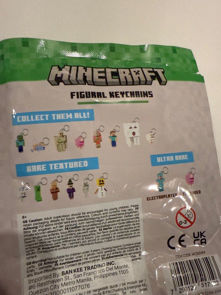 Minecraft Figural Keychains （分類：動漫角色周邊）位於 Hong Kong。 由 shakquil 提交（商品編號 1365069593，圖片 2）。簡介： Minecraft Figural Keychains Random 。