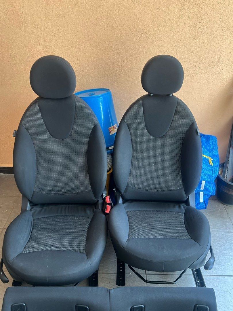 Mini R56 No Rear Seats MINI COOPER ONE R56 - Car Seats (Full Set), Auto Accessories on Carousell