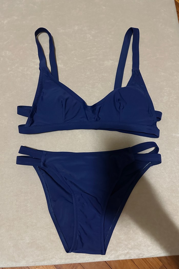 Navy Two-Piece Swimsuit