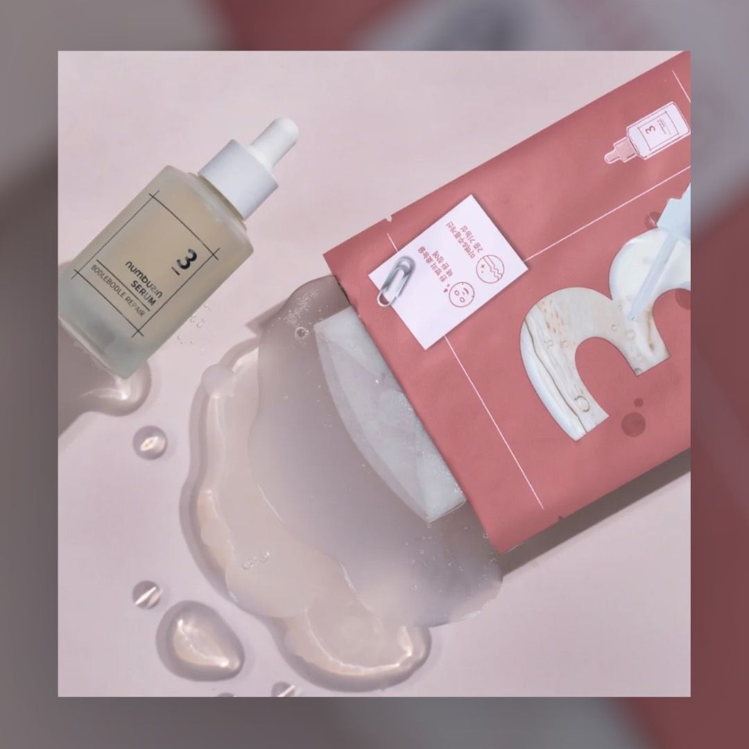 numbuzin No.3 水光煥彩收毛孔面膜4pcs 韓國人氣の數字面膜🔥 超多KOL/Youtuber私心推薦💁🏻‍♀️ 🉐 數字面膜4送1  自由配搭優惠只限Carousell 順豐到付, 美容＆個人護理, 健康及美容-