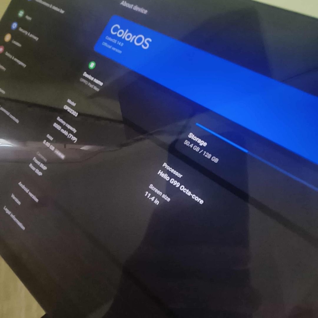 Oppo Pad Neo (Category: Android) located in Baguio. Submitted by unicornetto_ (Listing ID 1364974683, Image 2). Description: OPPO Pad Neo (Slightly Used) – 128GB Storage, 8GB RAM Screen size/resolution: 11.4″ Battery life: 8000mAh Fast Charging: 33W SUPERVOOCTM Condition: Slightly Used Includes: Complete Box & Accessories Tempered Glass and Case Included.