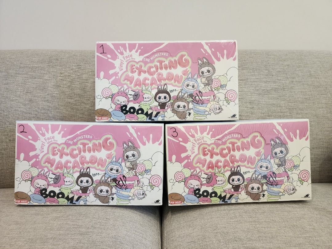 POPMART Labubu - Exciting Macaron Version 1, Hobbies & Toys, Toys ...