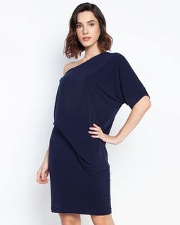 Pre loved Cole Vintage Navy Blue Short Dress - used once
