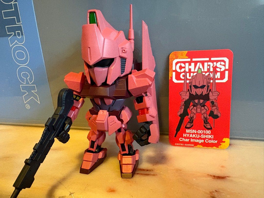 Qmsv mini Char's Custom MSN-00100 馬沙夏亞專用機體系列MS