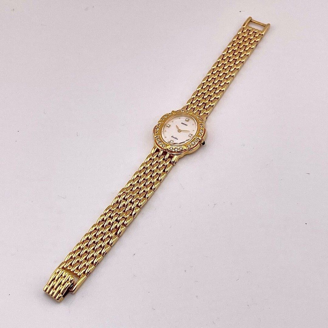 RARE Seiko Exceline 5A50-5190 Ladies Quartz Watch – 4P Natural