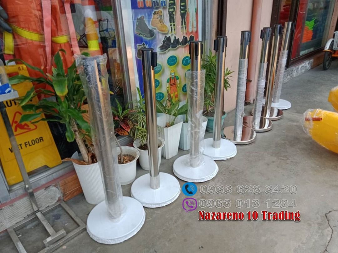 Stanchion post with Retractable belt (Category: Construction Tools & Equipment) located in Bacoor. Submitted by katrading1920 (Listing ID 1364952506, Image 1). Description: Stanchion post with Retractable belt Also available Rubber humps Spill Boom Safety shoes Road plastic barrier Cover all suit Chevron Road sign Traffic Cone Knapsack Sprayer Karen NAZARENO 10 TRADING 0 9 3 3 6 2 8 3 4 2 0 0 9 6 3 0 1 3 1 2 8 4 0 9 5 6 7 0 2 8 5 5 7 0 9 3 3 8 5 