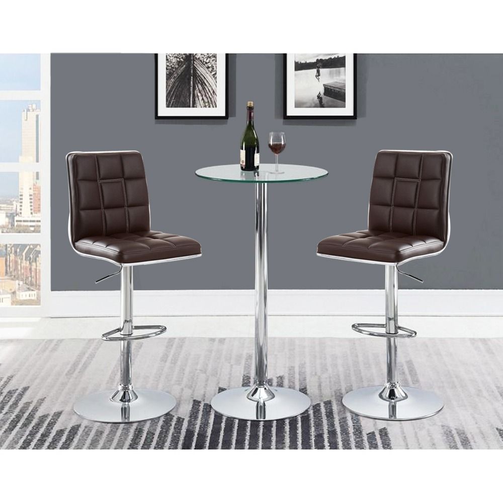 Sumo BTR-02GLS Glass Bar Table Chrome Stand, Aluminum Table (Category: Tables & Sets) located in Manila. Submitted by costuless_qc_branch (Listing ID 239272986, Image 3). Description: Item Code: BTR-02GLS SALE PRICE: ₱3,399.00 Note: Price may change without prior notice. Sumo Round Bar Table ♡ Clear tempered glass table top ♡ Steel construction ♡ Full Assembly Required ♡ Glass Finish: Clear ♡ Metal Finish: Chrome ♡ 1050mm HT ♡ 450mm Base ♡ Best f