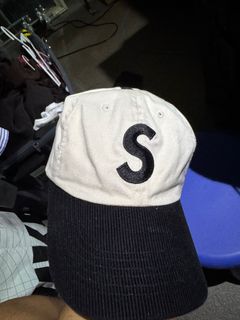 SUPREME SEERSUCKER S LOGO 6-PANEL CAP PINK, Men's Fashion