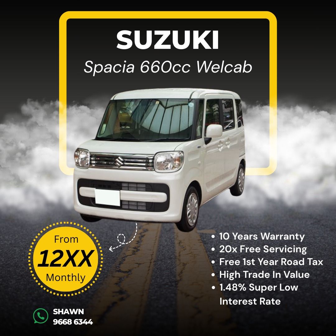 Suzuki Spacia 660cc Welcab628726822528011126