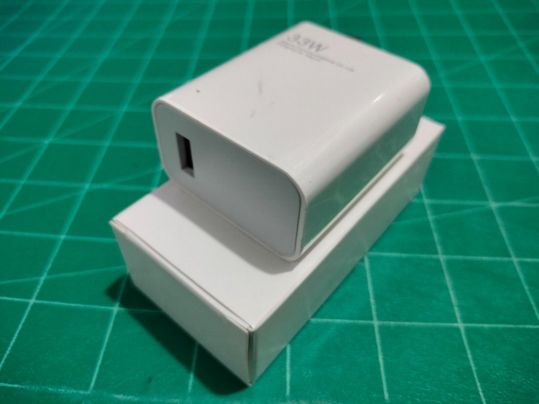 Xiaomi 33w Fast Charger Power Adapter (Category: Cables & Adaptors) located in Quezon City. Submitted by kyrex12 (Listing ID 1365008688, Image 2). Description: -33w -OEM -with 1 week warranty -accept for shipping via LALAMOVE COD(buyer's expense) -accept GCASH and MAYA payment -COMPATIBILITY IS BUYER'S RESPONSIBILITY.