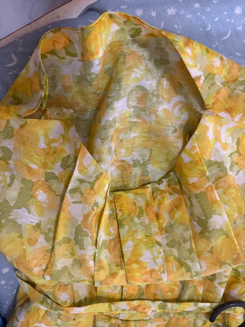 Yellow vintage summer dress (Category: Dresses) located in Antipolo. Submitted by hm_cyst (Listing ID 1365012992, Image 3). Description: Flaw on 3rd photo- can be seen .