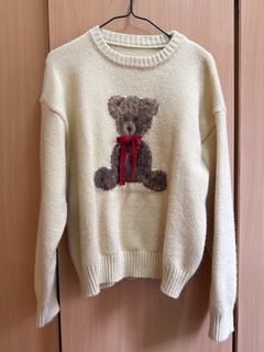 奶油黃兔熊仔針織上衣64220304700931110
